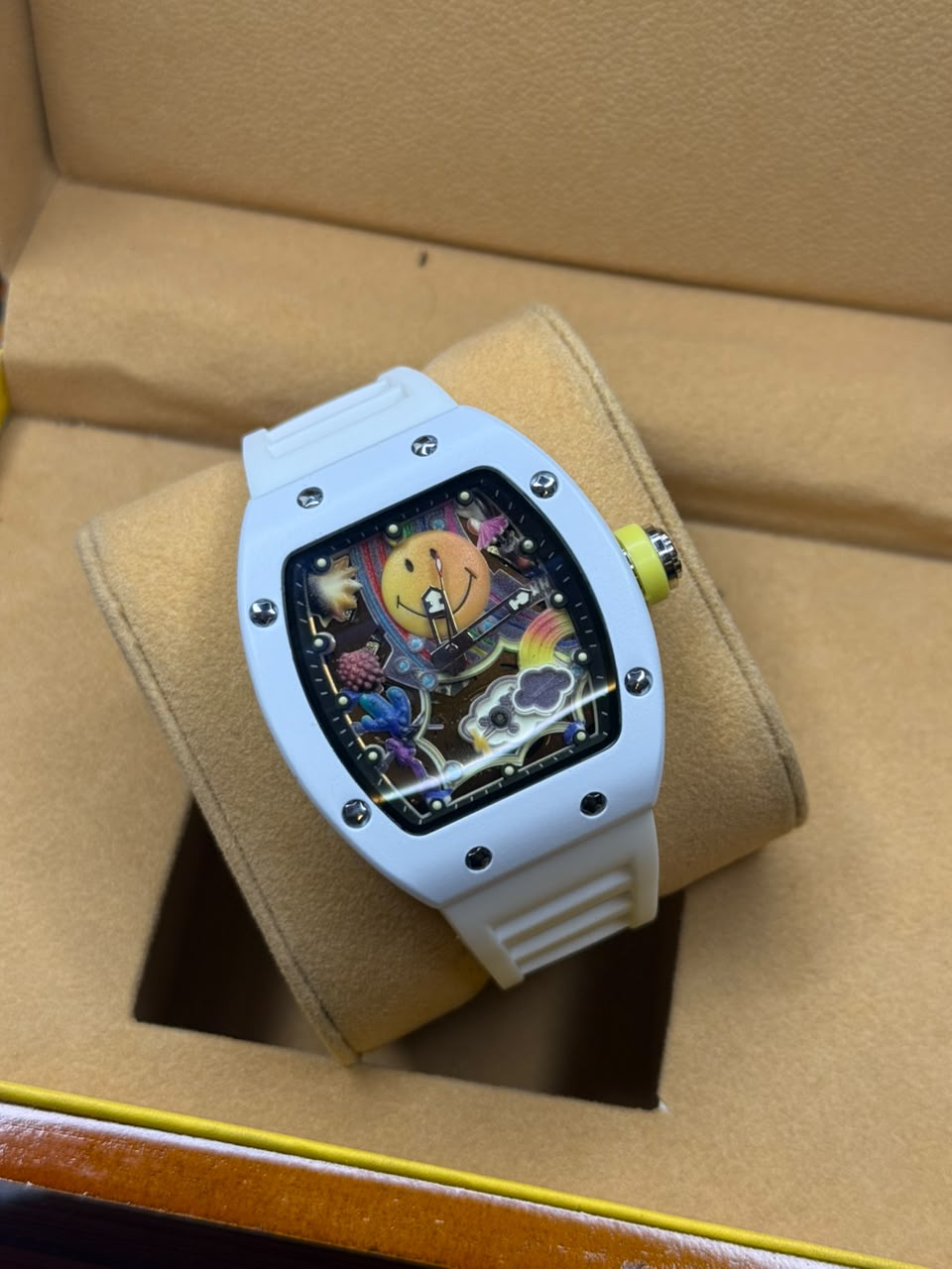 RM Smiley Men's Straps Watch