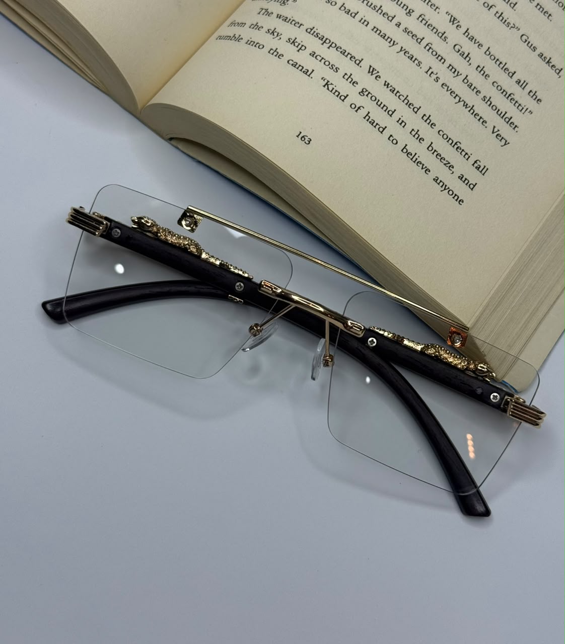 Solar Cheetah Glasses Square Shape