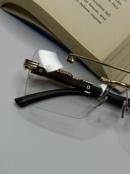 Solar Cheetah Glasses Square Shape