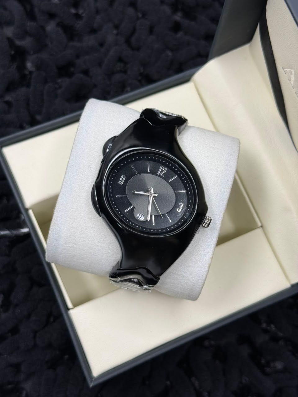 Sculptural Wavy Men's Watch