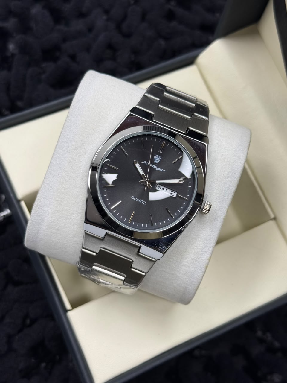 Poedegar Men's Stainless Steel Watch