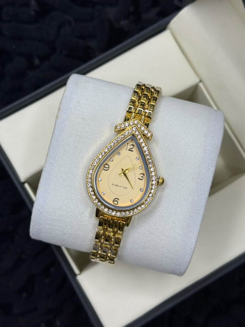 Bubble Time Teardrop Shape Ladies Watch