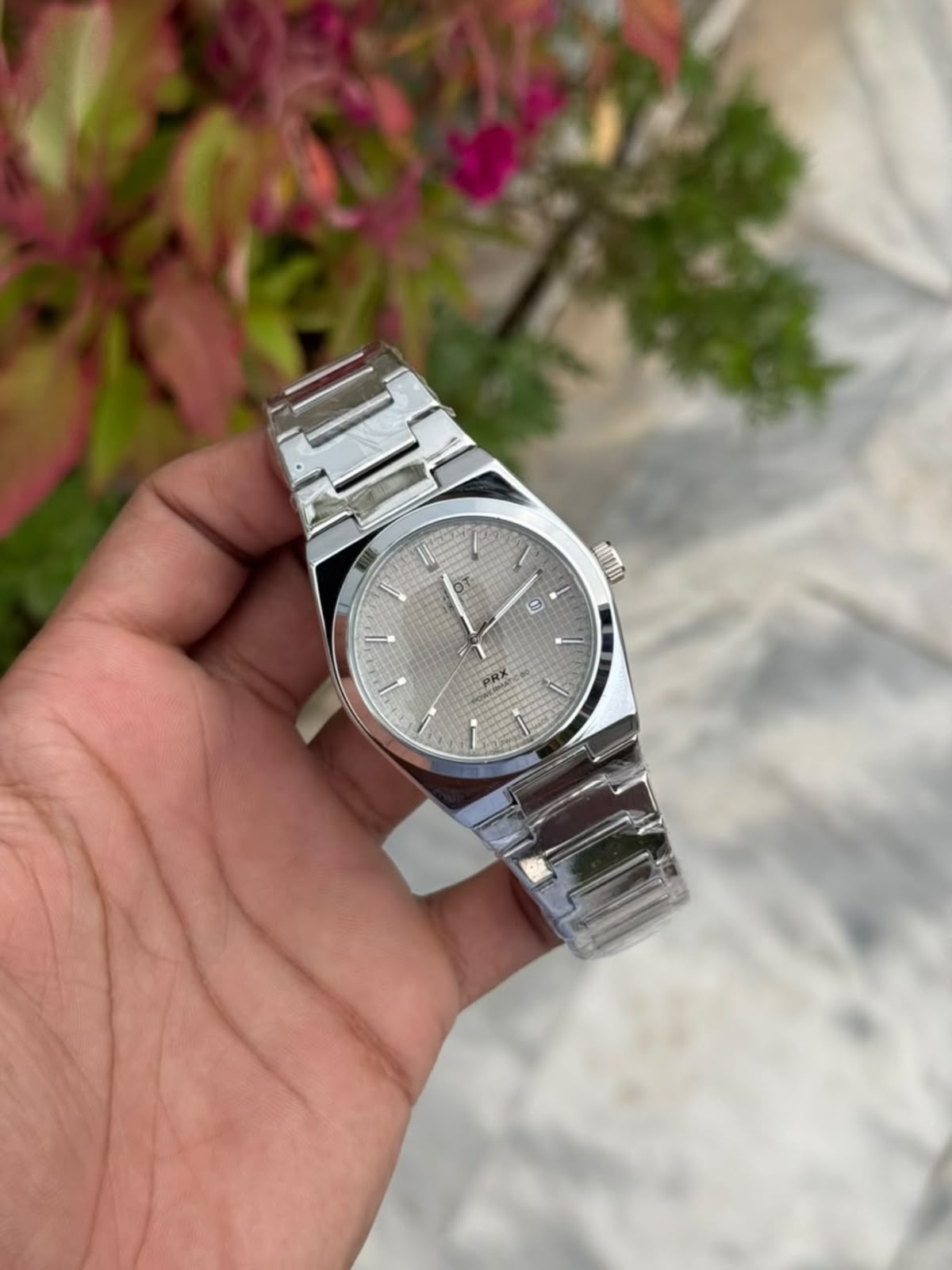 TST Semi Auto Stainless Steel Watch