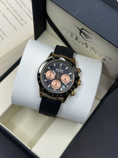 Swish Premium Metal Dial Chronograph Watch