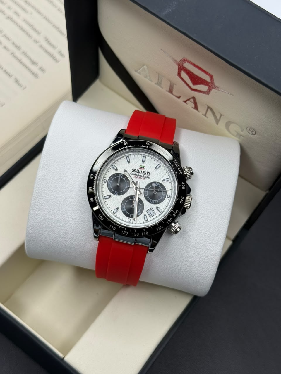Swish Premium Metal Dial Chronograph Watch