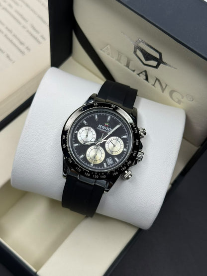 Swish Premium Metal Dial Chronograph Watch
