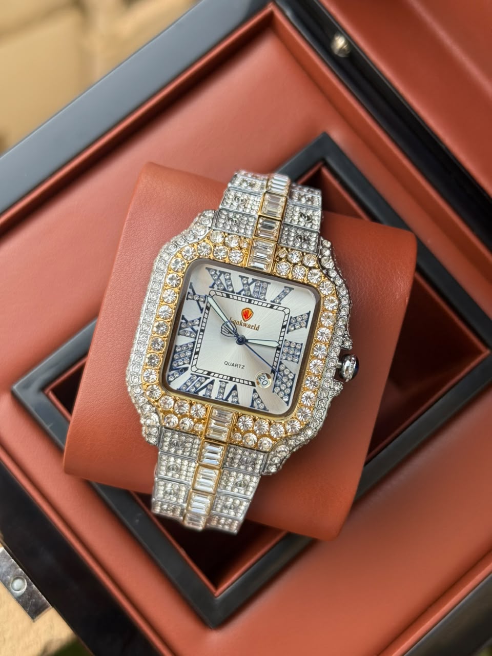 Lookworld Iced Out Stainless Steel Watch