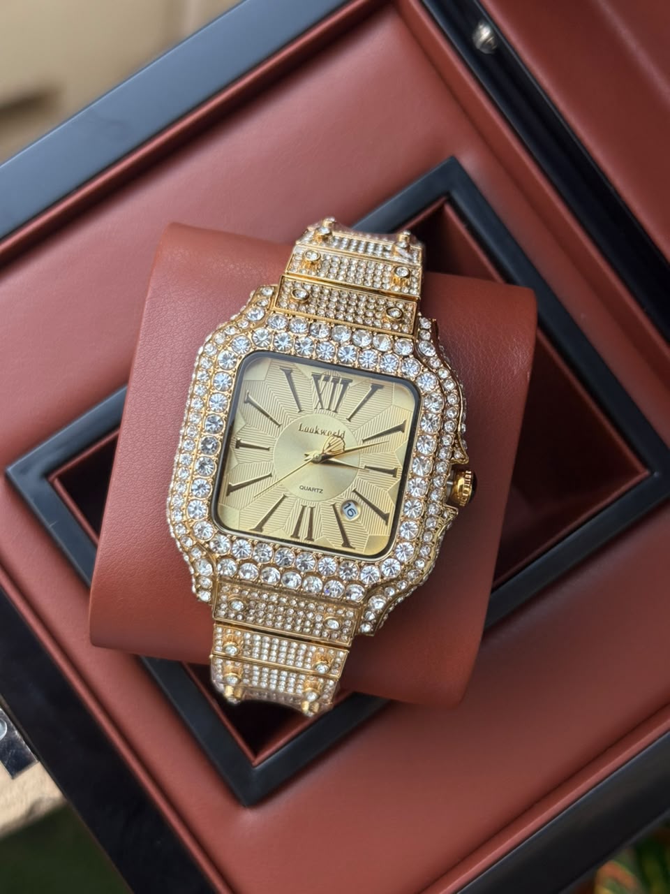 Lookworld Iced Out Stainless Steel Watch