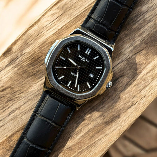 Matturi Sleek Steel Dial Watch