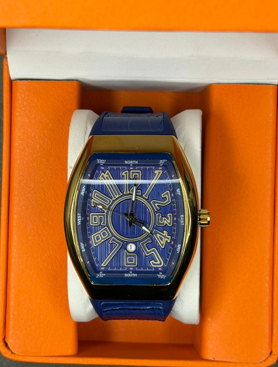 FM Men,s Straps Watch With Metal Dial