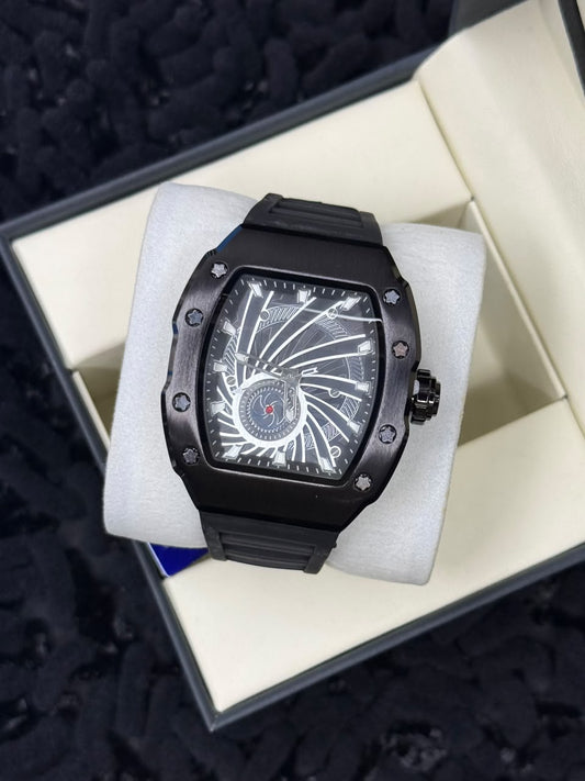 Skeletonized Stainless steel Men's Watch