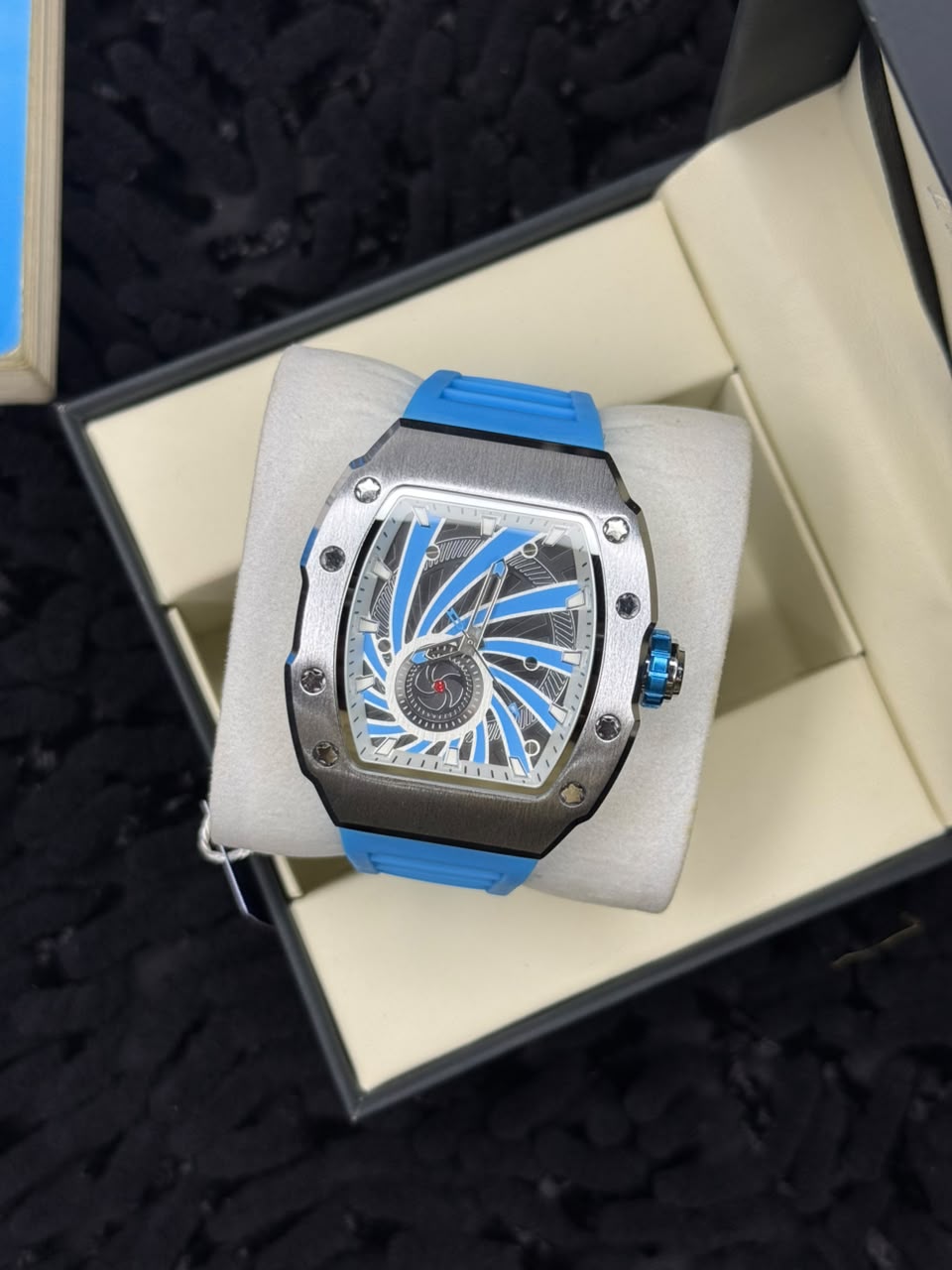 Skeletonized Stainless steel Men's Watch